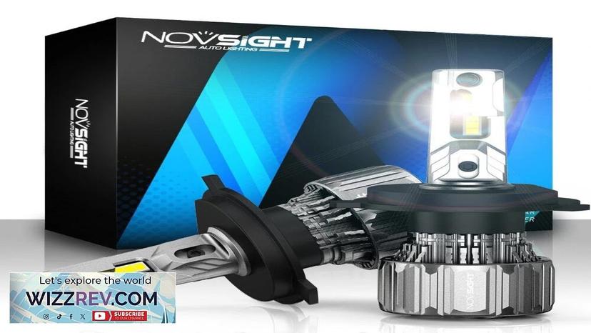 NovSight A500-N50 2PCS 70W Car LED Headlights Bulbs H1 H3 H4 H7 Review