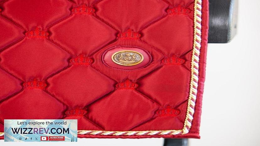 ROYAL EQUESTRIAN DRESSAGE SADDLE PAD RED FULL Review