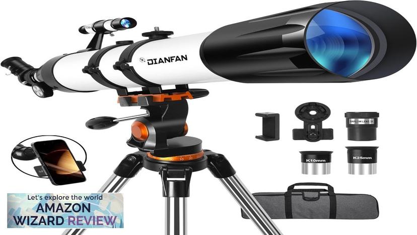 Dianfan Telescope90mm Aperture 800mm Telescopes for Adults AstronomyPortable Professional Review