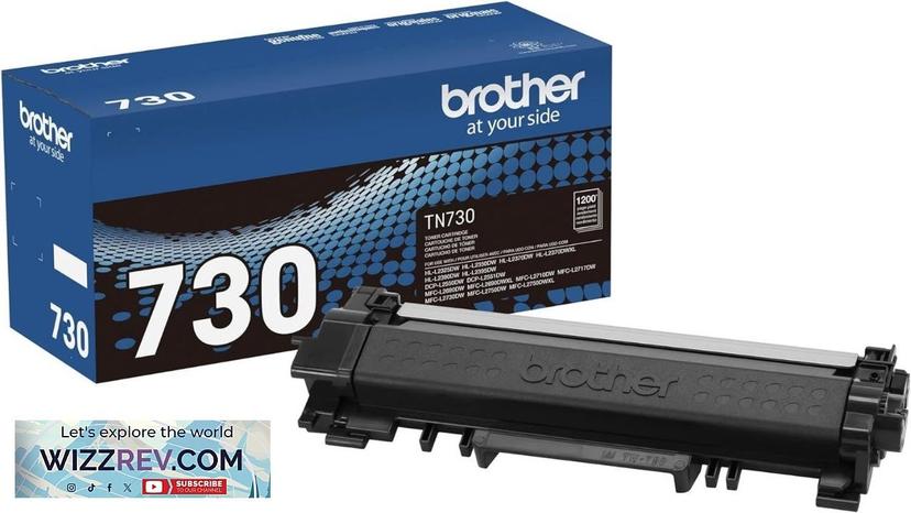 Brother Genuine Standard Yield Toner Cartridge TN730 Replacement Black Toner Page Yield Review