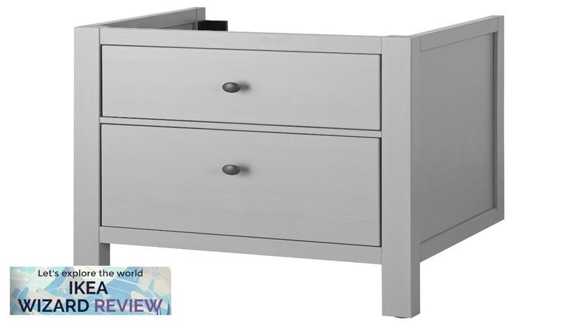 HEMNES IKEA Bathroom vanity with drawers gray Review