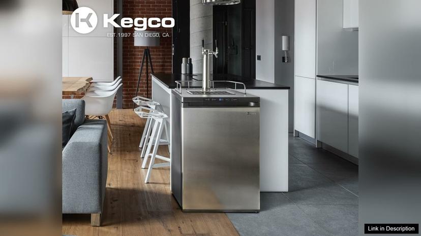 Kegco 24" Wide Cold Brew Coffee Dual Tap Stainless Digital Kegerator Review