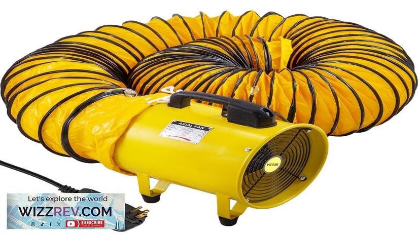 VEVOR Utility Blower Fan 10 Inches 320W 1030&1518 CFM High Velocity Ventilator Review