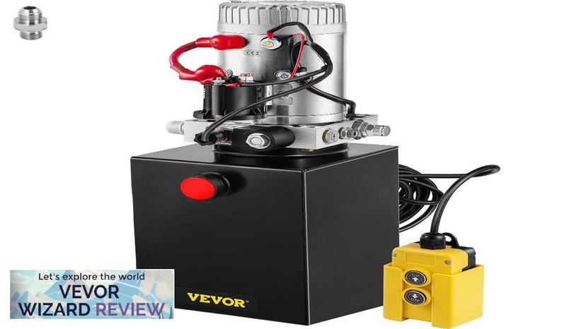 VEVOR Hydraulic Power Unit 6 Quart Hydraulic Pump Single Acting 3200 PSI Review