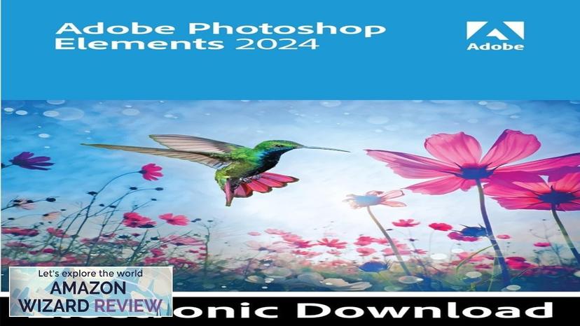 Adobe Photoshop Elements 2024 Windows PC Code Software Download Review