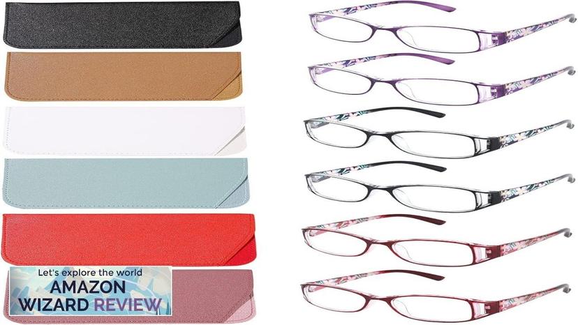 6 pairs Reading Glasses Women Fashion and elegant anti-blue light HD resin Review