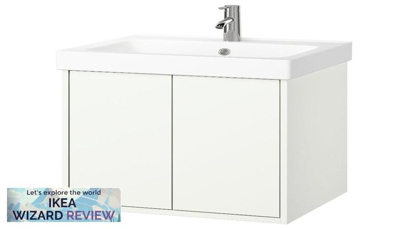 HAVBÄCK / ORRSJÖN IKEA Bathroom vanity with sink & faucet white Review