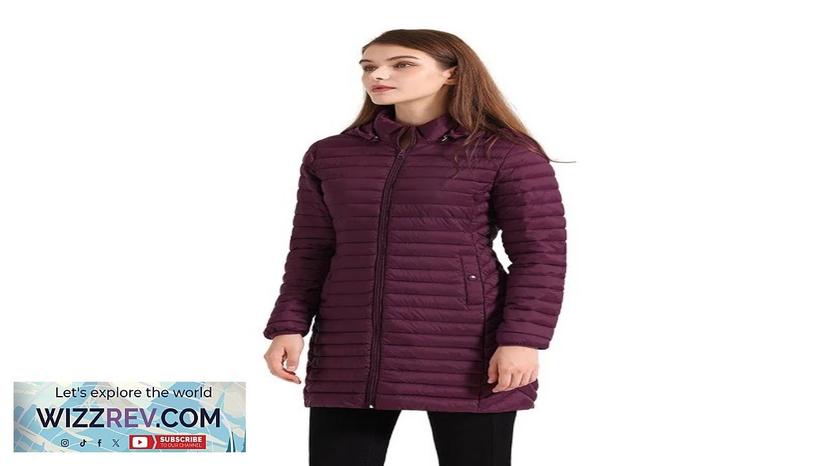 SANTELON Women Soild Loose Long Parka Coat With Hood Female Warm Outdoor Review