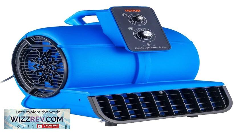 VEVOR Floor Blower 1/2 HP 2600 CFM Air Mover for Drying Review