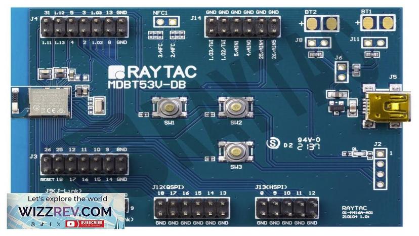 Bluetooth Low Energy Module Development Board MDBT53V-DB-40 Review