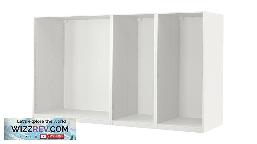 PAX IKEA 3 wardrobe frames white Review