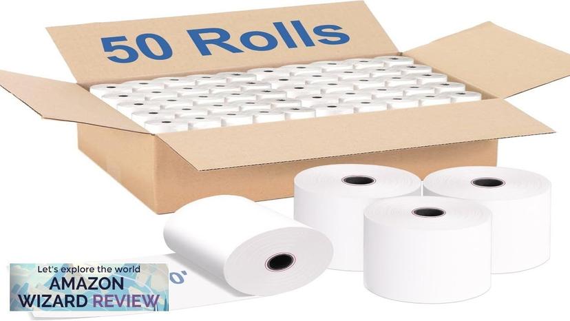 3 1/8 x 230 Thermal Paper Receipt Rolls Thermal Printer Paper 50 Review