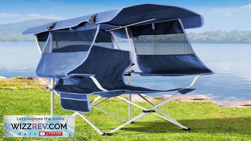 Beach Chair with Canopy Shade Canopy Beach Chair for Adults with Cup Review