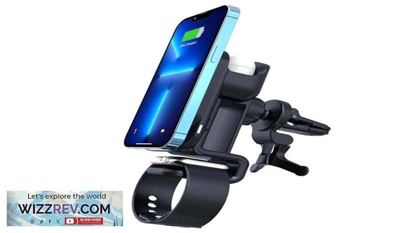 S12 15W 10W 7.5W 5W Wireless Charger Fast Wireless Magnetic Car Charger Review