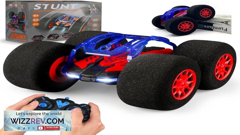 Stunt Remote Control Car with Oversized Sponge Tires Outdoor Indoor RC Car Review