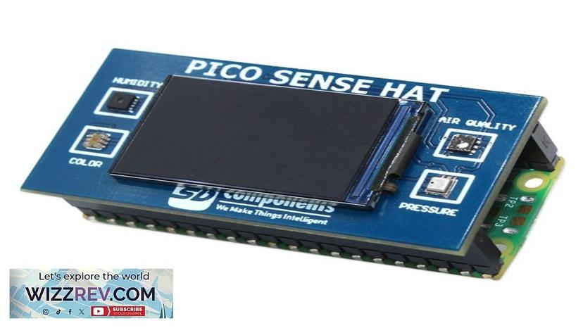 Sense HAT For Pico Four-Sensor Environment Monitoring Device Measures Temperature Air Review