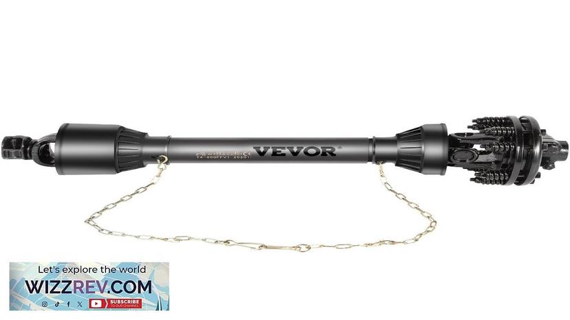 VEVOR PTO Shaft 1-3/8" PTO Drive Shaft 6 Spline Both Ends PTO Review