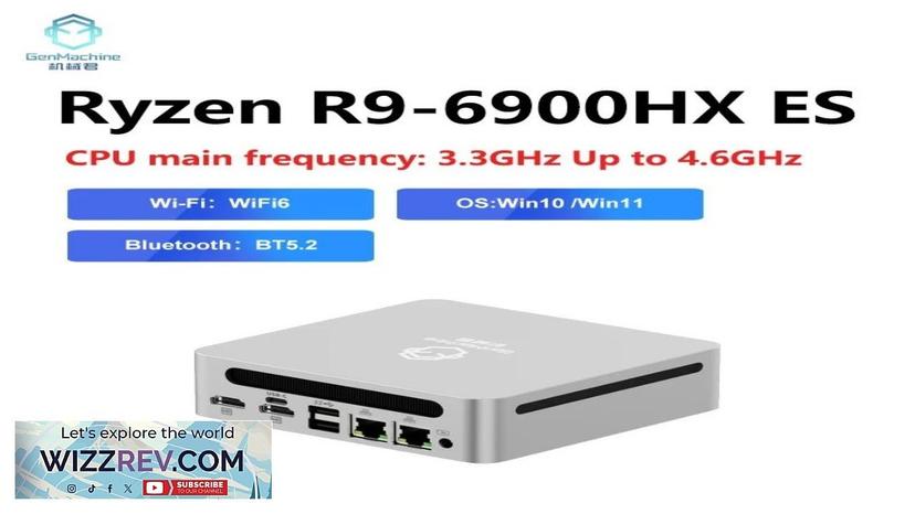 Genmachine Mini PC R5 6600H ES R5 7640HS ES R7 6800H ES Review