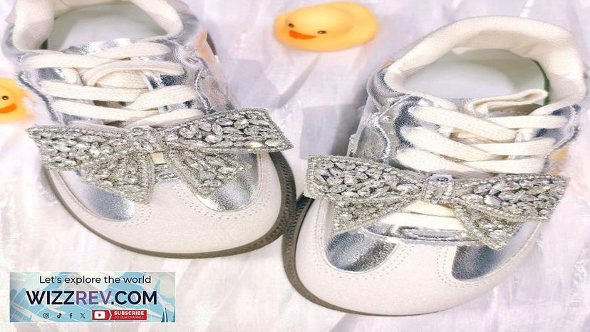 2pcs Shoe Accessories Metal Bow Buckle With Crystal Rhinestone Decor Suitable Review