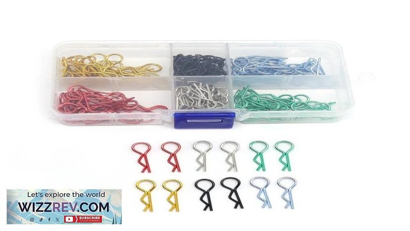 180pcs Universal RC Body R-Type Clips Pins for 1/10 1/12 1/14 1/16 Review