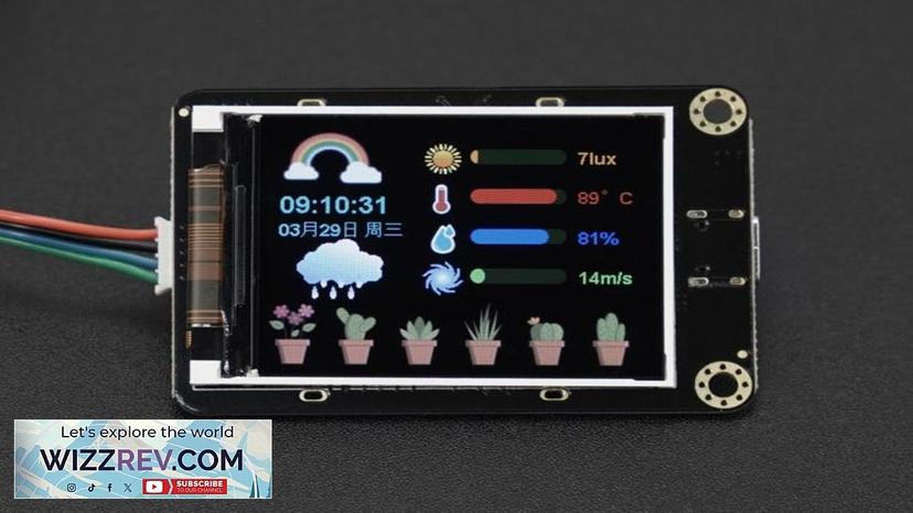 Gravity: 2.0 Inch IPS Color Serial Display with I2C & UART (Support Review