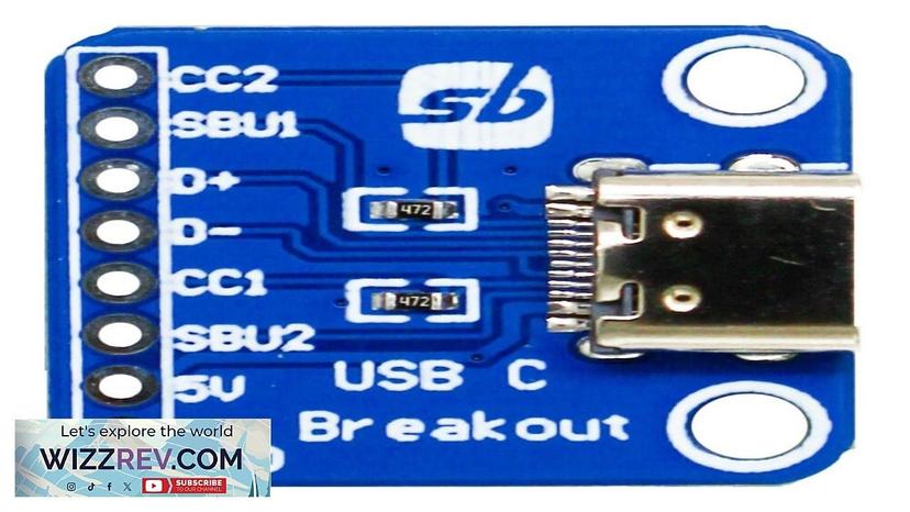 USB Type C Breakout Female Socket Type C Connector 24 Pins Breakout Review